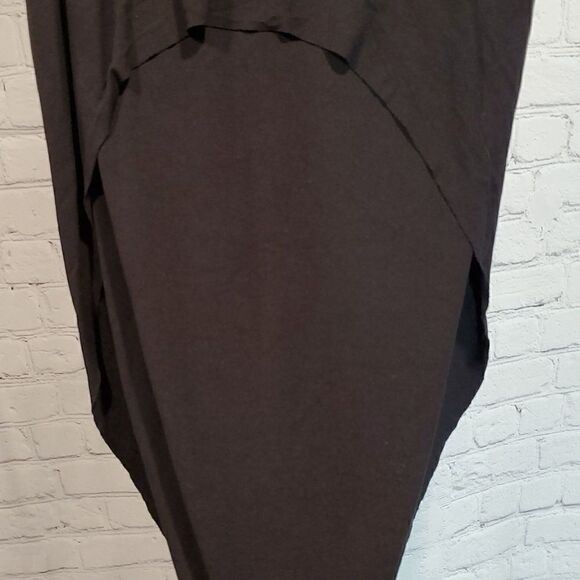 COS black shirt dress with layered front - Picture 6 of 7